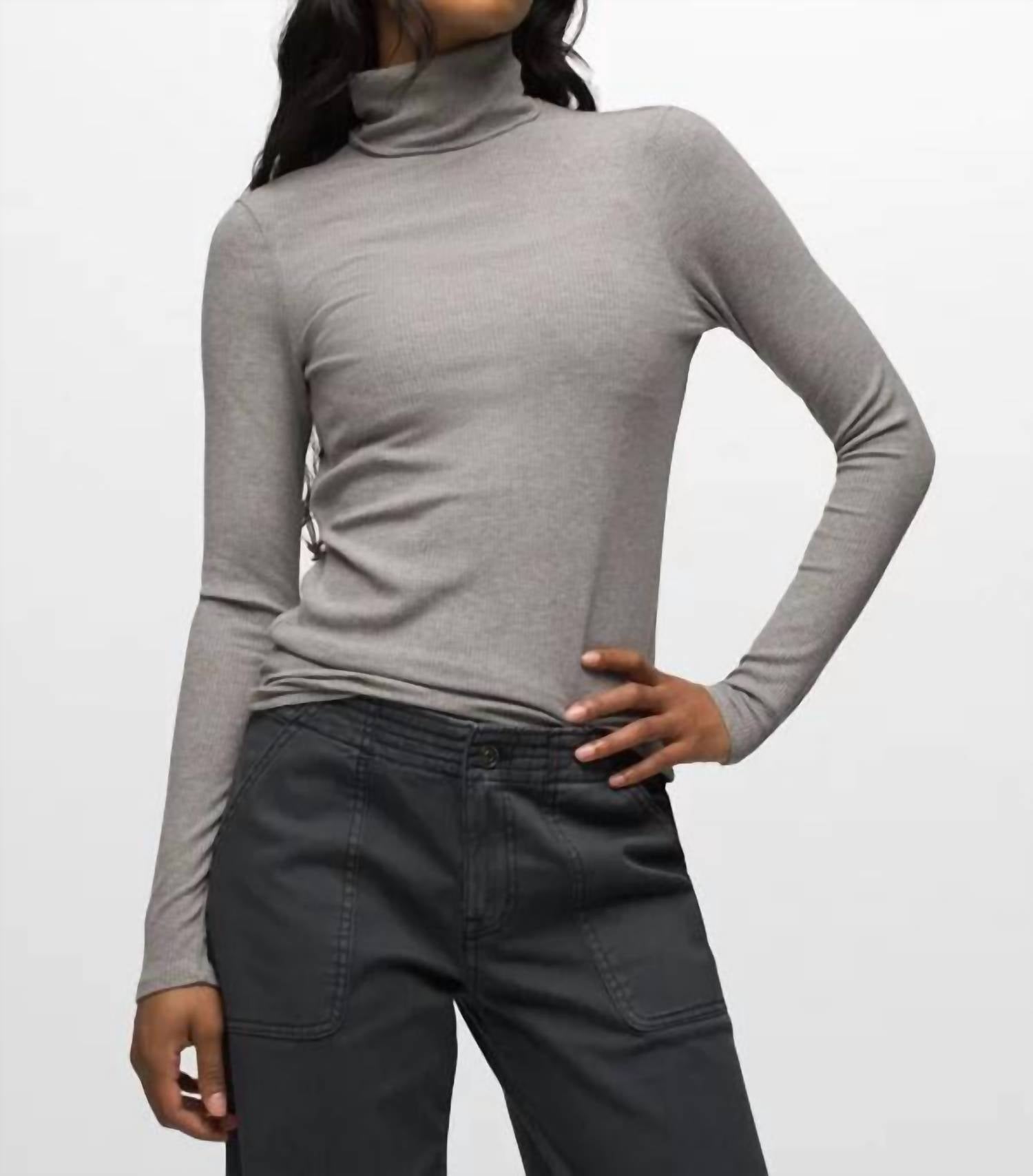Prana - Foundation Rib Turtleneck Tee