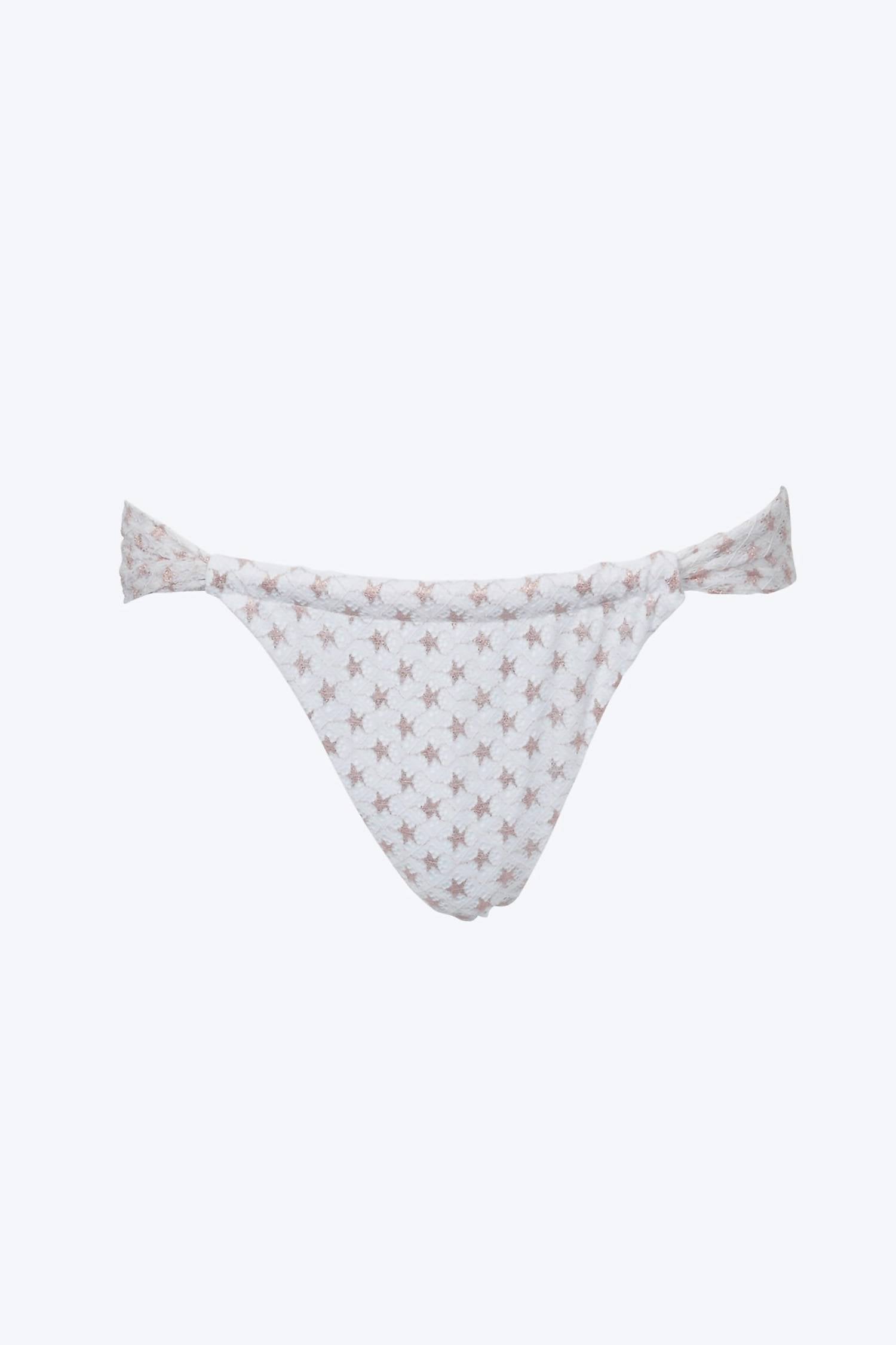 KARMA RUCHED LACE BIKINI BOTTOM