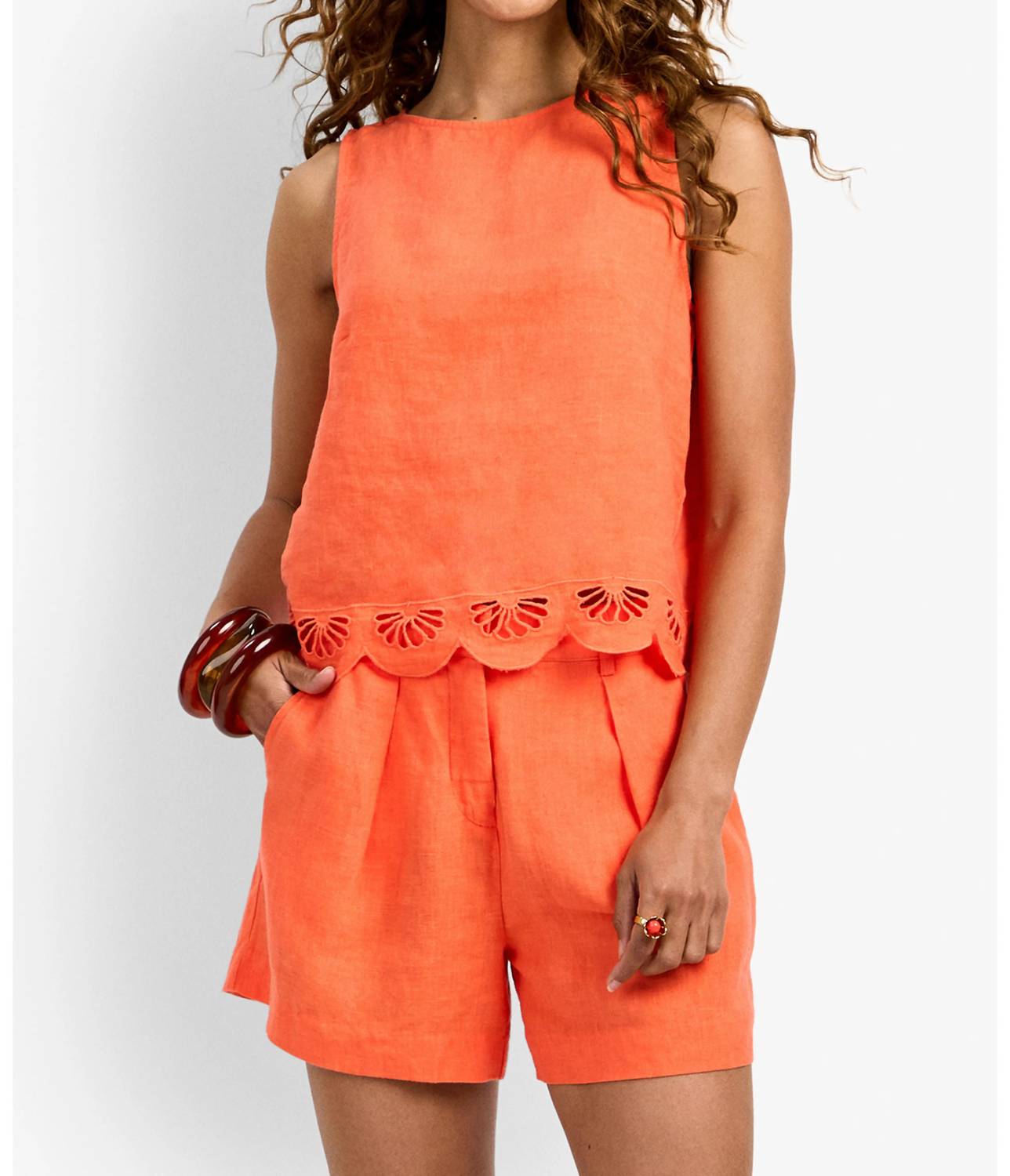 Trina Turk - Kailani Airy Linen Top