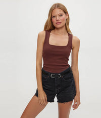 Michael Stars - Maribel Square Neck Tank
