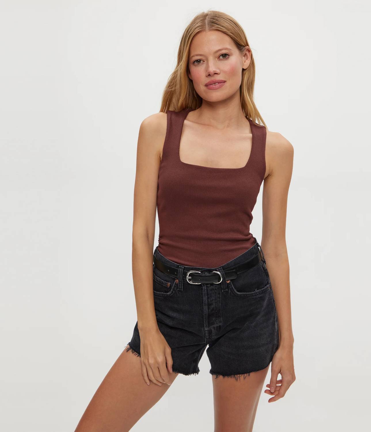 Michael Stars - Maribel Square Neck Tank