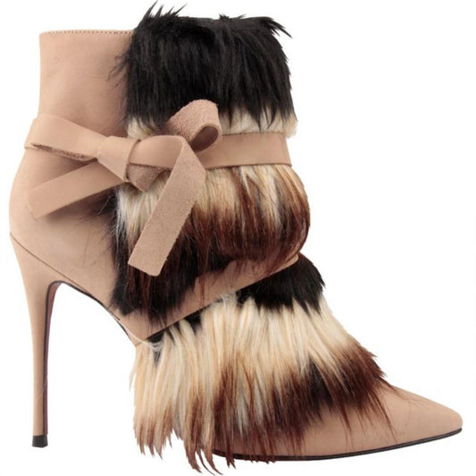 Carrano - Women Leather Stiletto Bootie