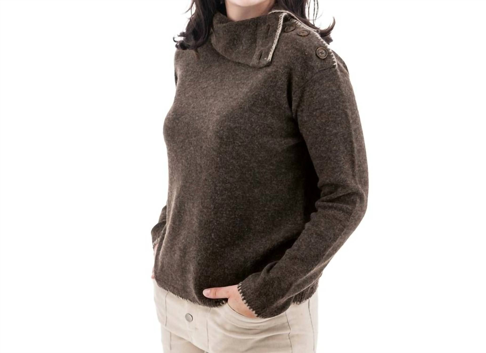 Aventura - Solitude Button Collar Sweater