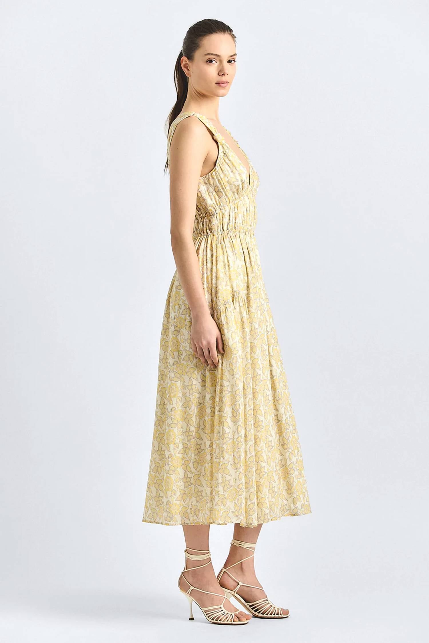 Derek Lam 10 Crosby - Sorrel Printed Voile Midi Dress