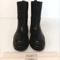 Valentino Garavani Men's Rockstud Almond Toe Ankle Boots in black - men's boots - view 4