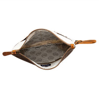 Myra Bags Woven Canvas Clutch Bag in multi - women's bag - view 4
