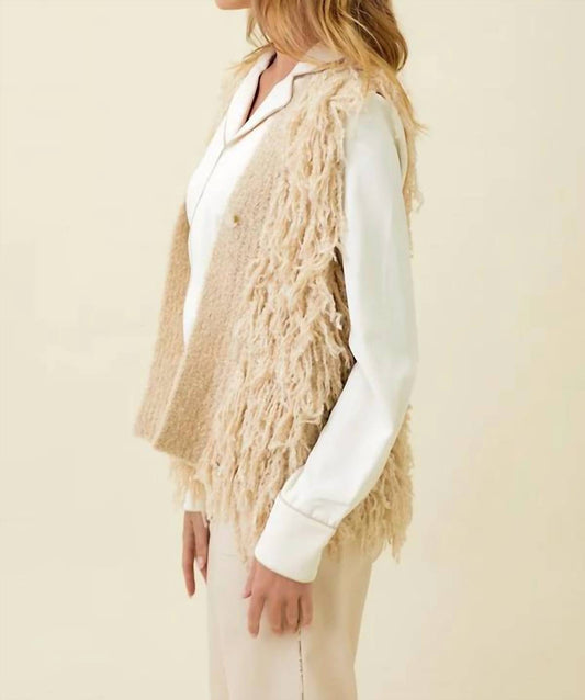 Mystree - All For Love Knitted Fringe Sweater Vest