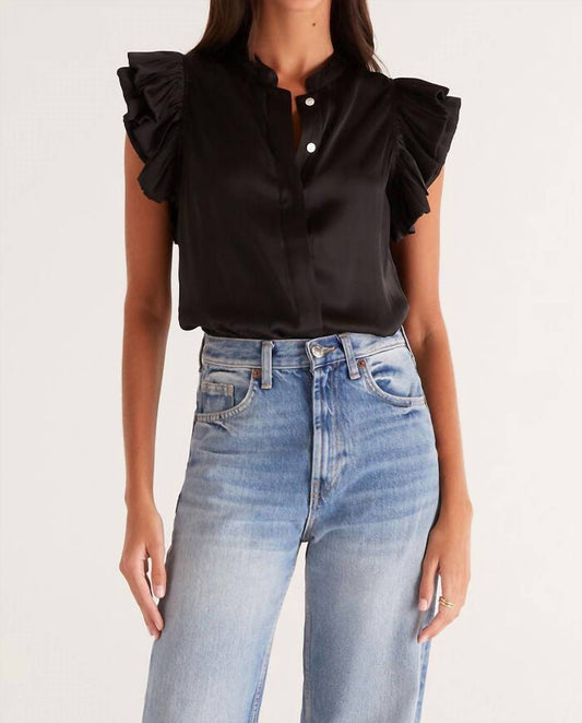 Dalia Ruffle Sleeve Top