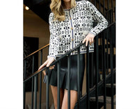Thml - Geometric Pattern Knit Cardigan
