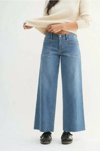 Just Usa - Utility Slim Wide Leg Jeans
