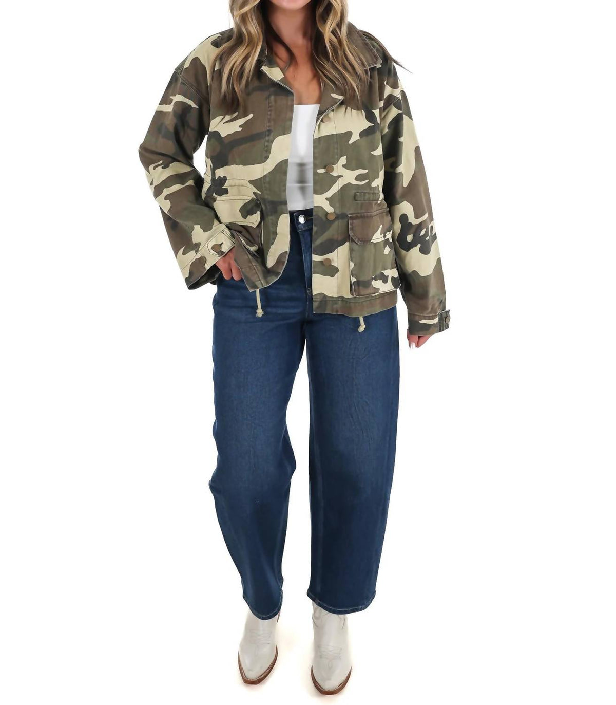Miou Muse - Forest Fade Camo Jacket