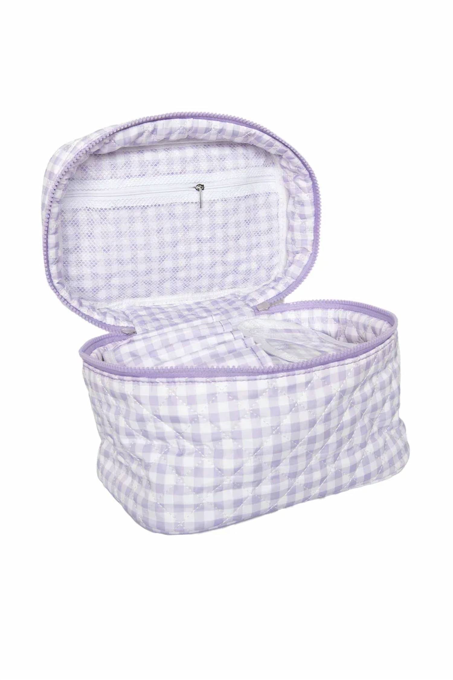 Katydid - Women's Plaid Makeup Travel Bag