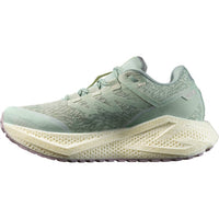SALOMON Women's Aero Glide 3 Grvl Running Shoes in sea foam vanilla ice nirvana 1 - women's shoe - detail view