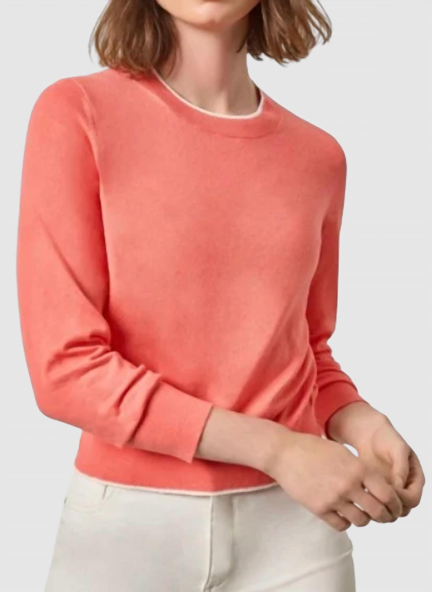 Lilla P - Picot Edge Crewneck Sweater