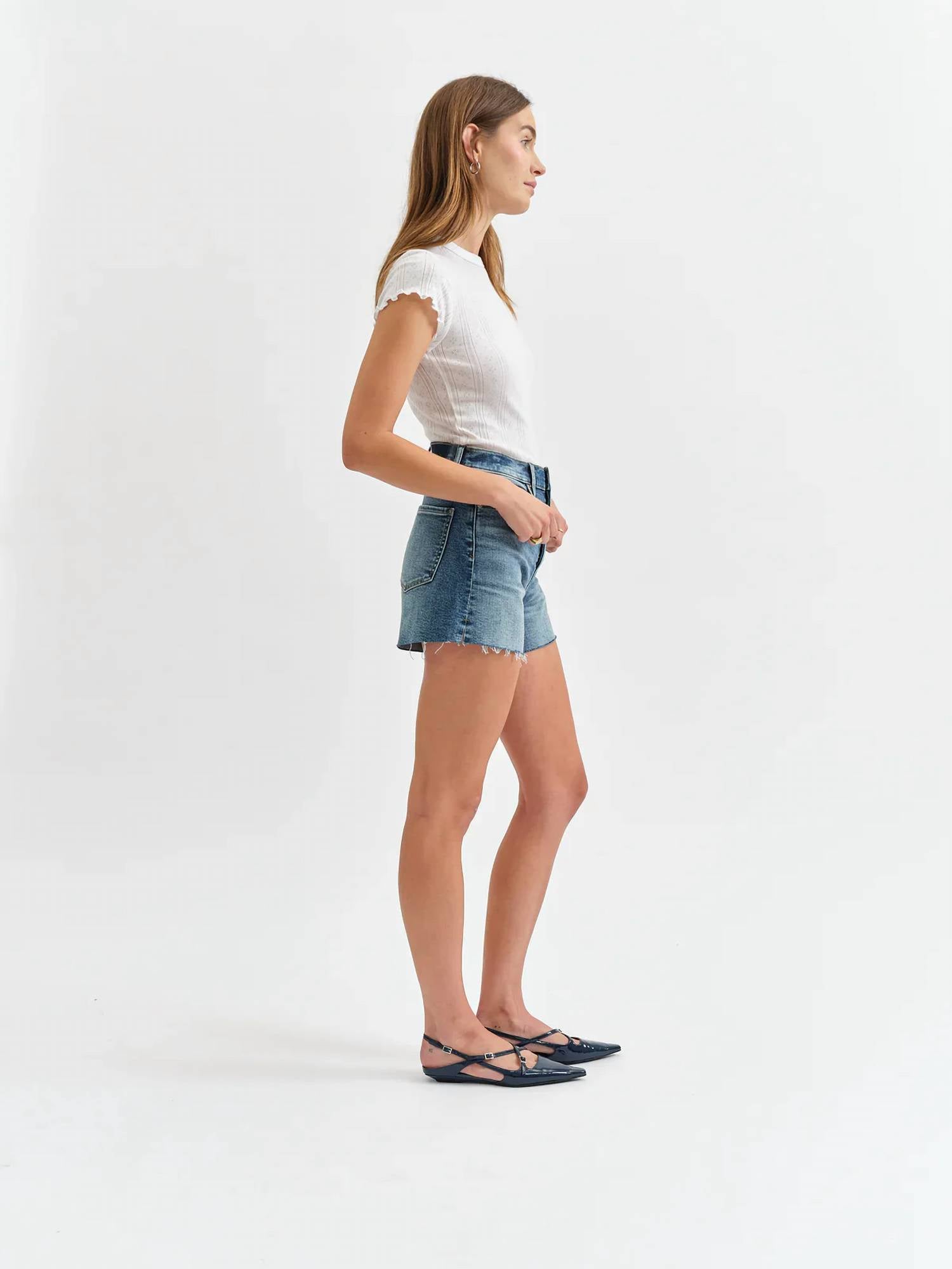 Daze - Bottom Line High Rise Shorts