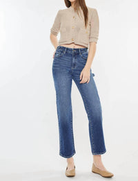 Kancan - High Rise True Straight Jeans