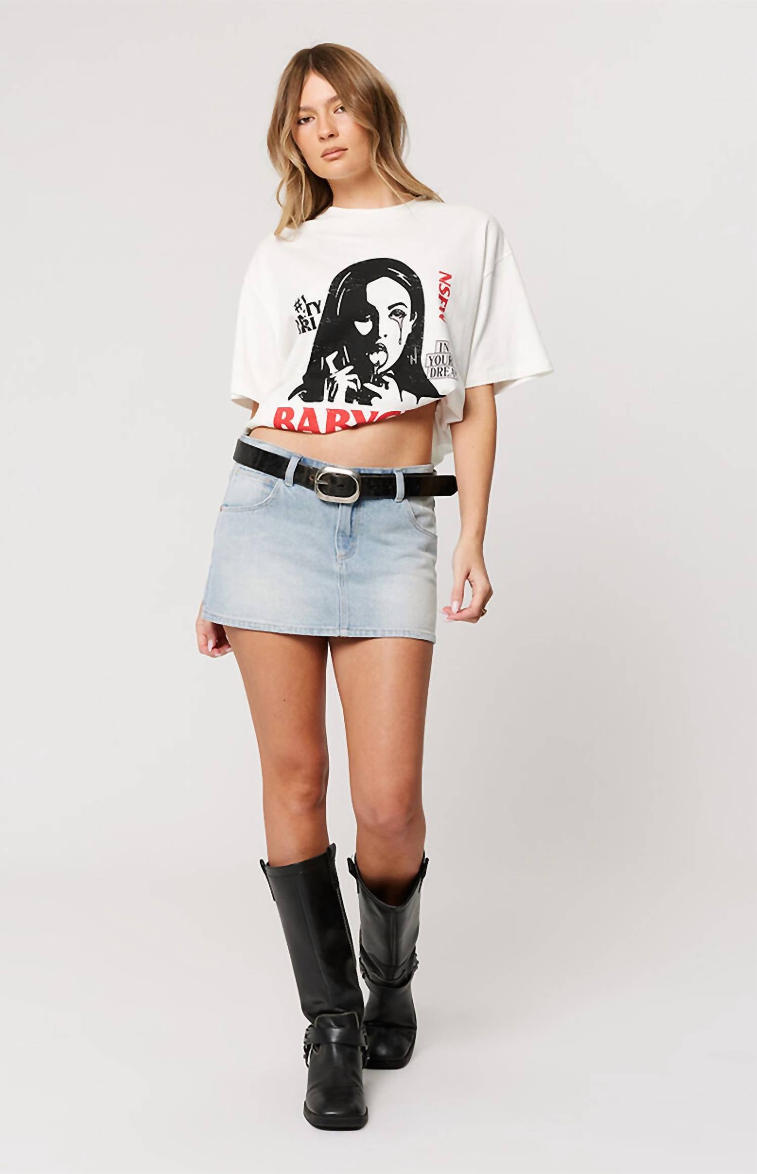 Abrand Jeans - Stella 99 Denim Mini Skirt