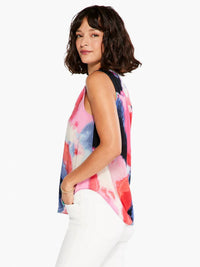 Nic + Zoe - Angelina Abstract Art Tank Top