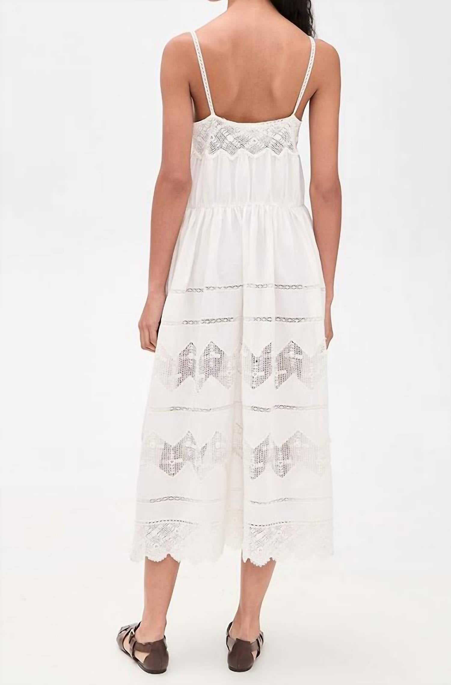 The Great. - The Rosette Crochet Dress