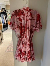 Misa Los Angeles - Women's Floral High Neck Dress