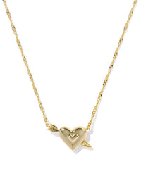 Kendra Scott - Women's Ari Heart Arrow Short Pendant Necklace