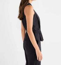 Nic + Zoe - Sena Stretch Linen Cinch Vest