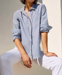 Joseph Ribkoff - Stripe Button-down Blouse