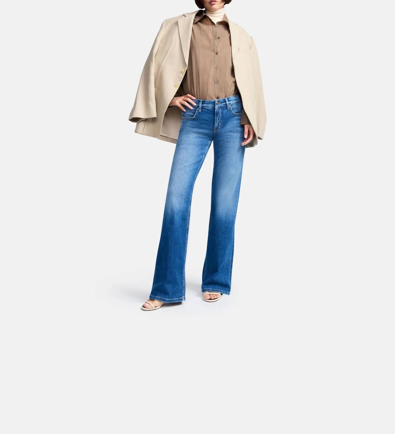Cambio - Tess Wide Leg Jeans