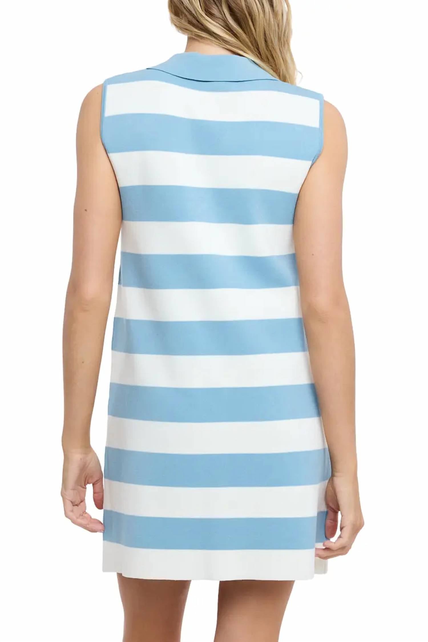 Wishlist - Ocean Mood Zip Dress