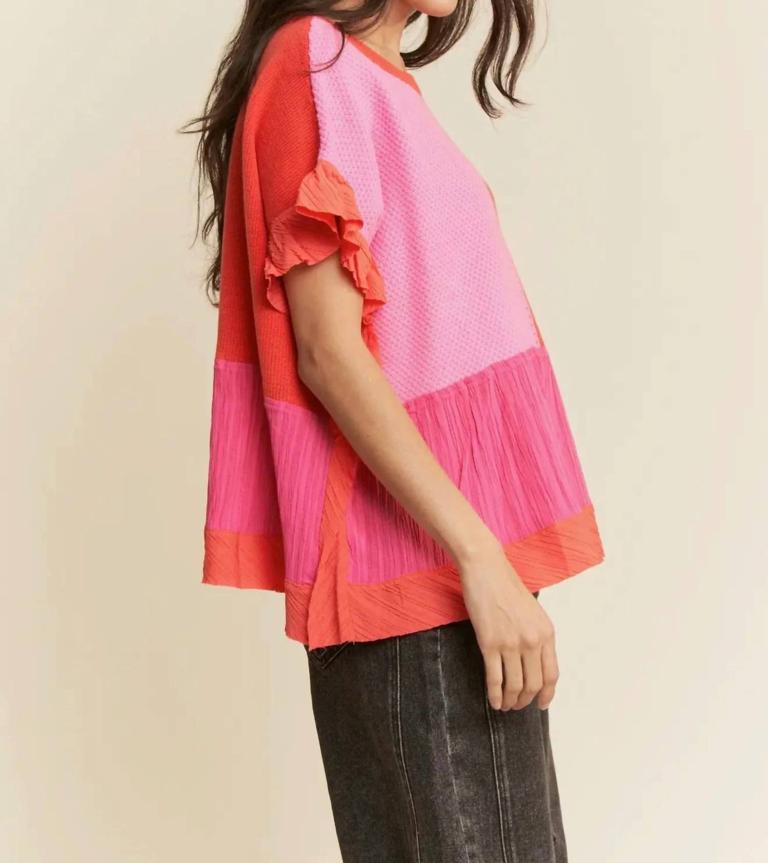 Davi & Dani - Lena Patchwork Top