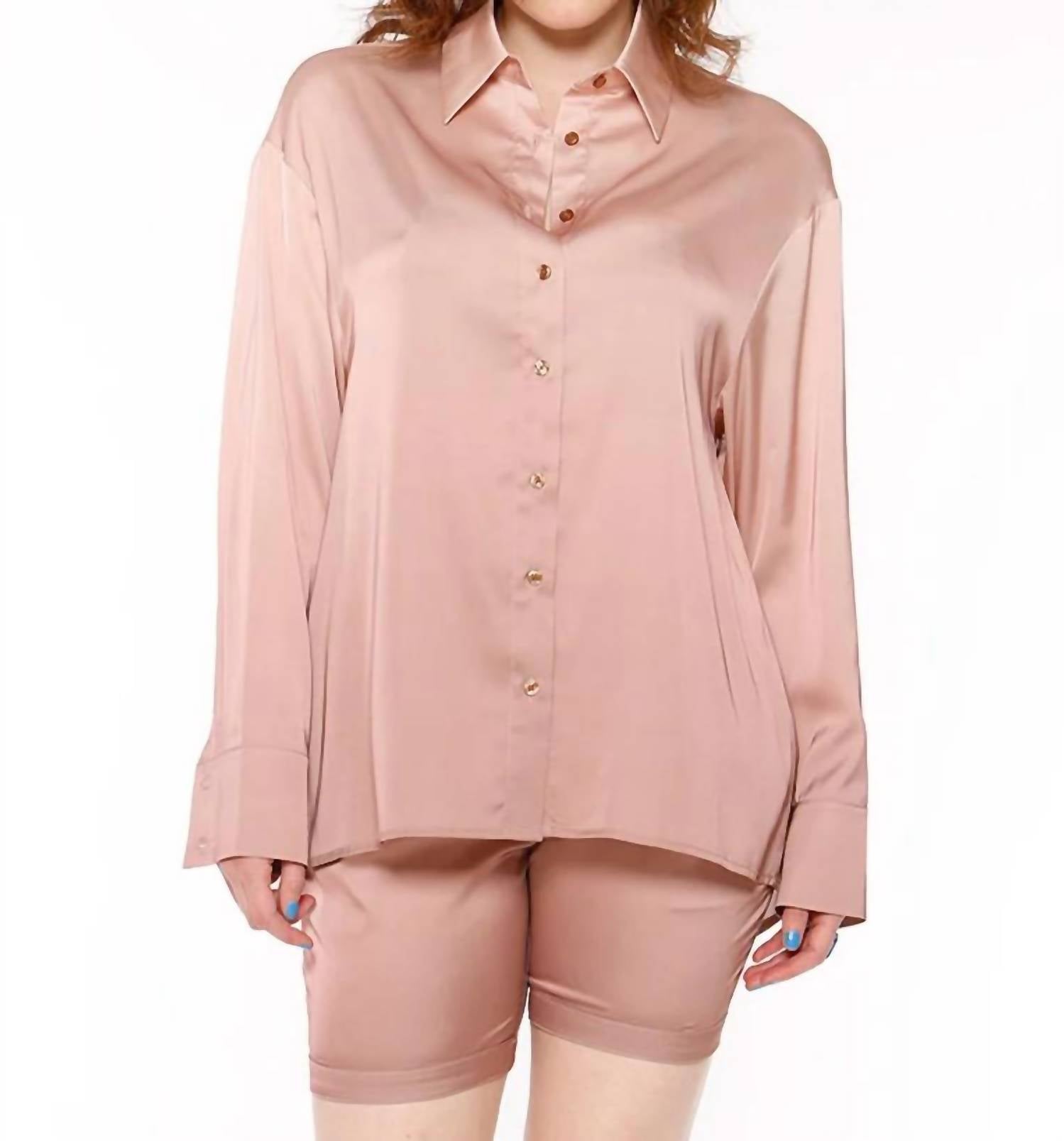 Circular Path - Long Sleeve Over Sized Shirt