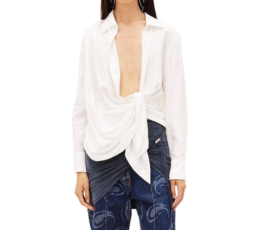 Jacquemus - La Chemise Bahia Tied-Sash Shirt