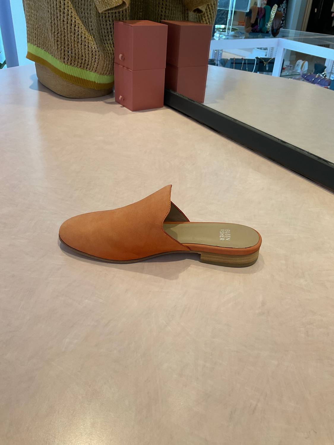 Eileen Fisher - Women's Peach Slip-on Mule