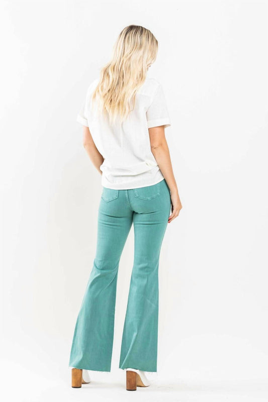 Judy Blue - High Waist Dyed Flared Leg Jeans