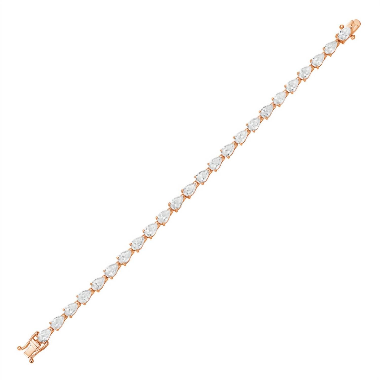 Diana M Jewels - Women's Pear Lab-Grown Diamond Jewelry Bracelet (15.00 Ct) - Grand