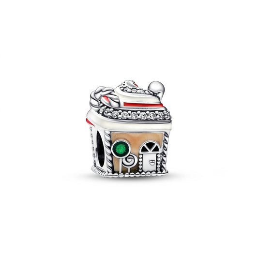 Pandora - Women's Festive Gingerbread House Charm