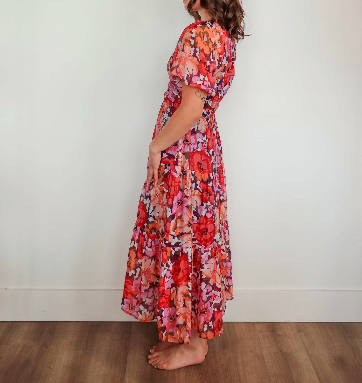 Minkpink - Zanita Tiered Midi Dress