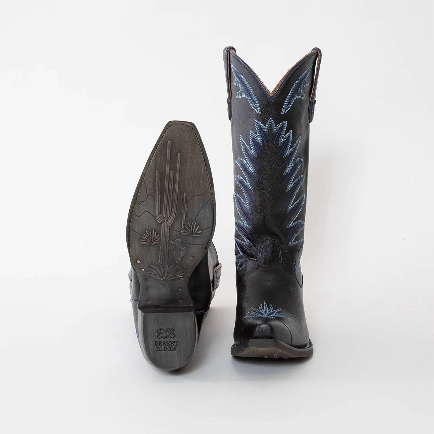 Desert Bloom - Women's Wild Agave Onyx Boots