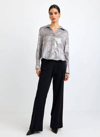 Bella Dahl - Flowy Wide Collar Button Down Top