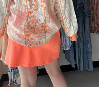 Jess Lea - Women's Solid Coral Skort