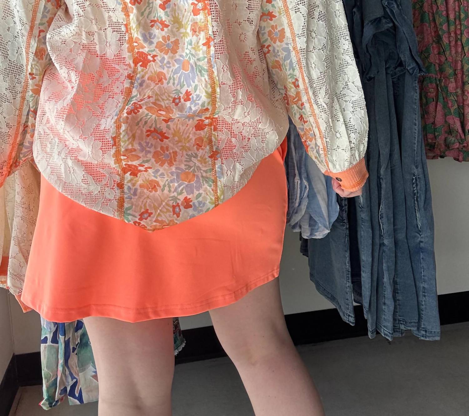 Jess Lea - Women's Solid Coral Skort