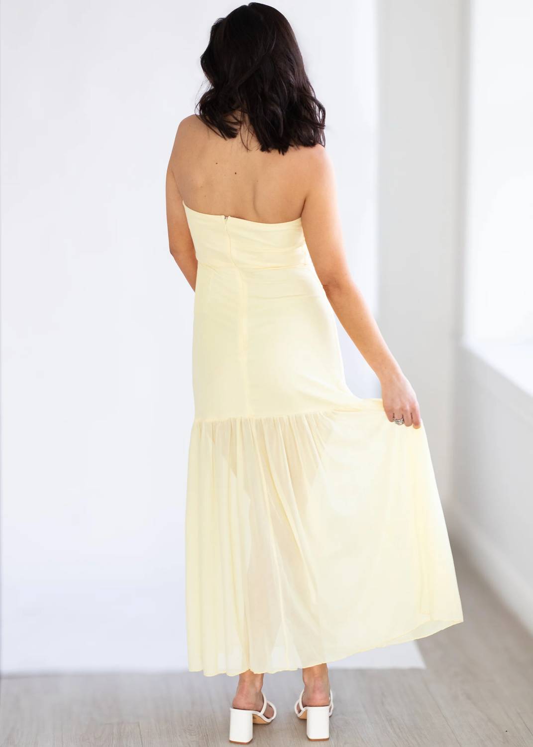 One And Only Collective - Sunlit Sheer Maxi Dress