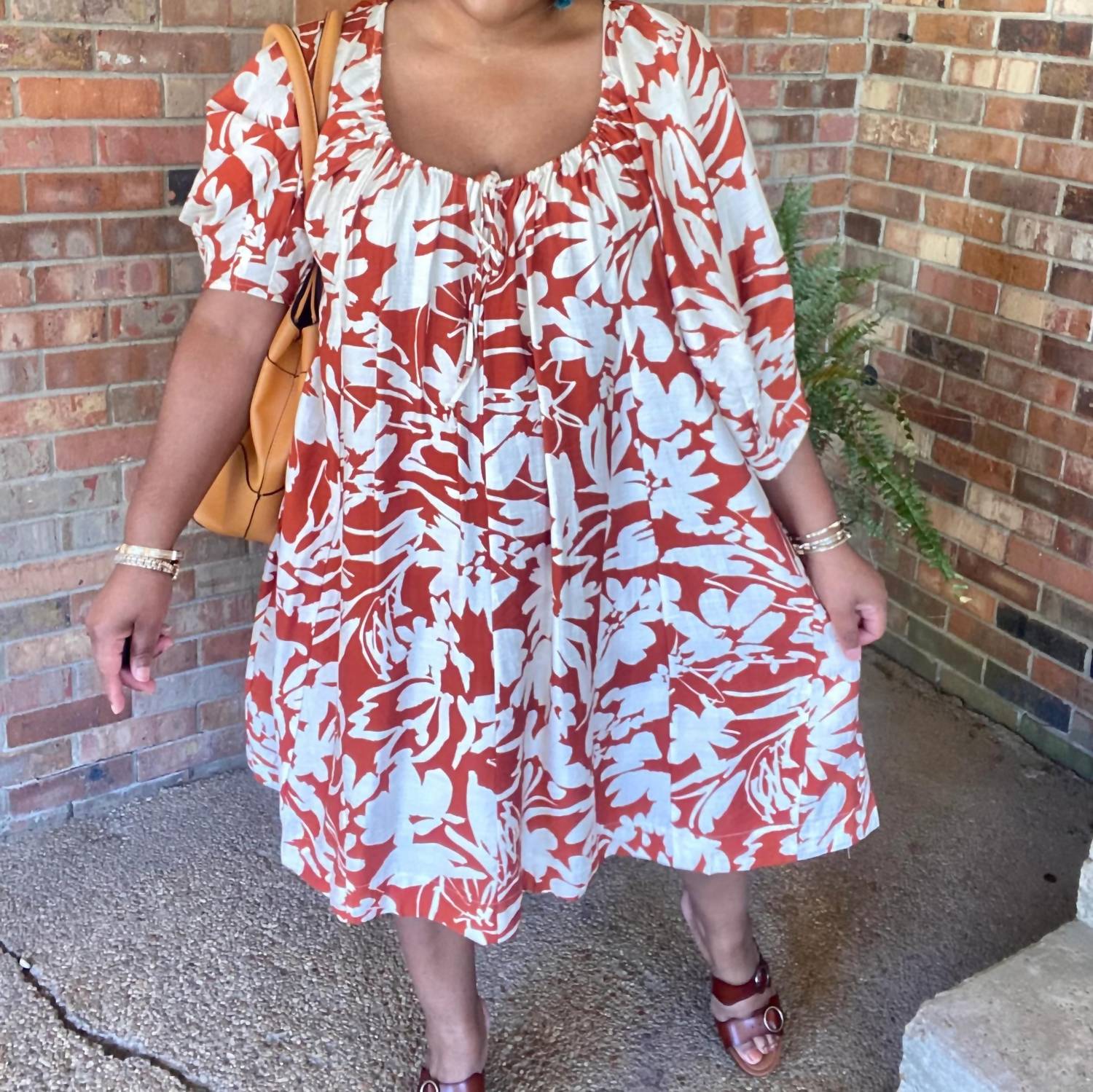 Umgee - Two Tone Mini Dress