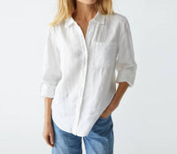 Michael Stars - Spencer Linen Button Down Top
