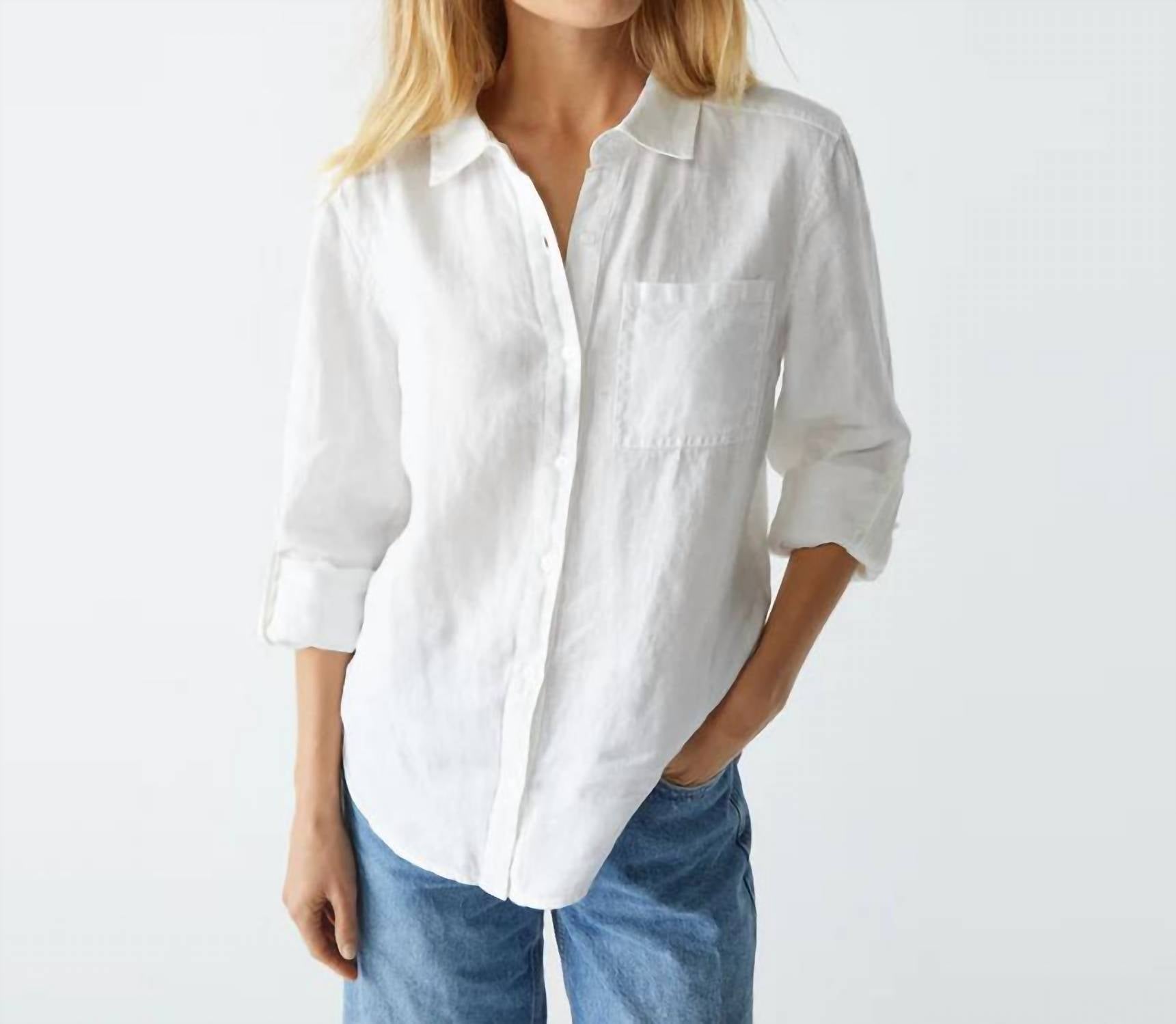 Michael Stars - Spencer Linen Button Down Top