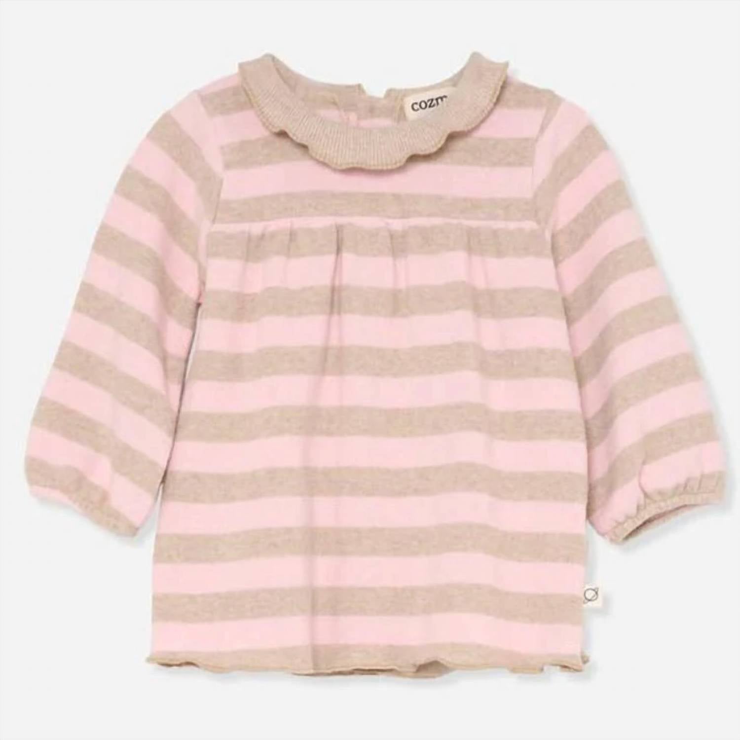 Cozmo - Girl's Wide Stripes Baby Dress