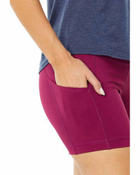 BROOKS Method 5" Short Tight in boysenberry - women's shorts - alternate view