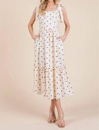 Geegee - Strawberry Fields Midi Sundress