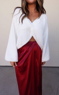 Cozy Co. - Twist Front Sweater