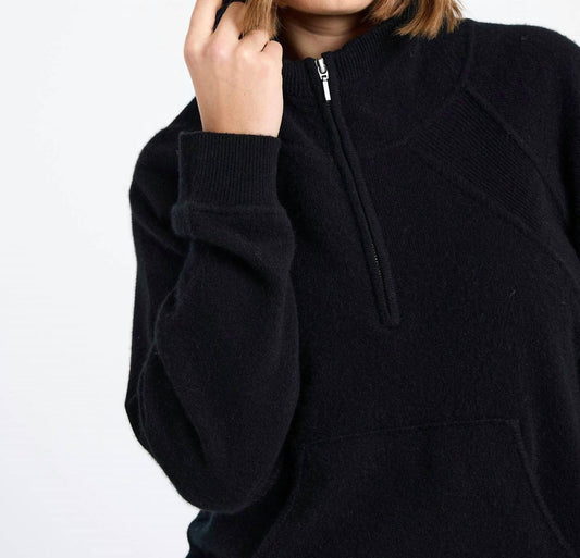Brodie Cashmere - Lola Half-zip Hoodie